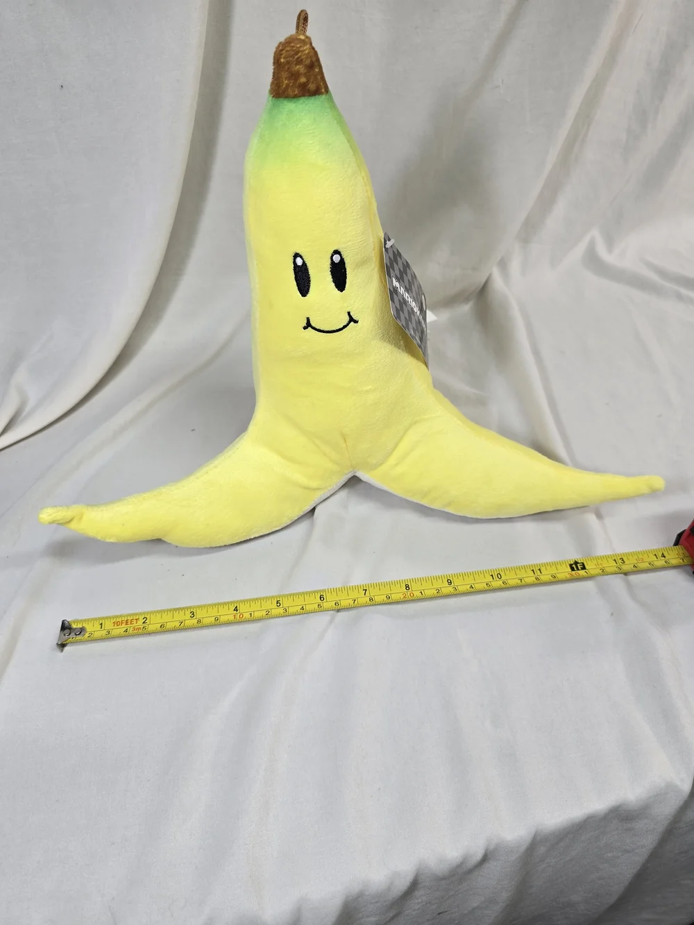 Nintendo Yellow Banana Peel Plush with Green Top